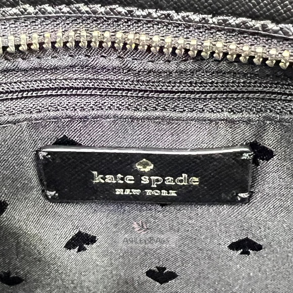 Kate Spade Staci Medium Satchel & Large Slim Bifold Wallet Set In Black - Picture 8 of 15